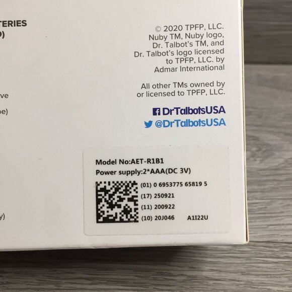 Dr. Talbot's Infrared Thermometer No-Contact AET-R1B1 Sealed - Picture 5 of 8